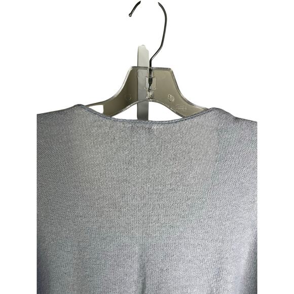 Gap Sweater Womens M Wool Scoop Circle Neck Jet Stream Blue Long Sleeve Pullover - Picture 4 of 8